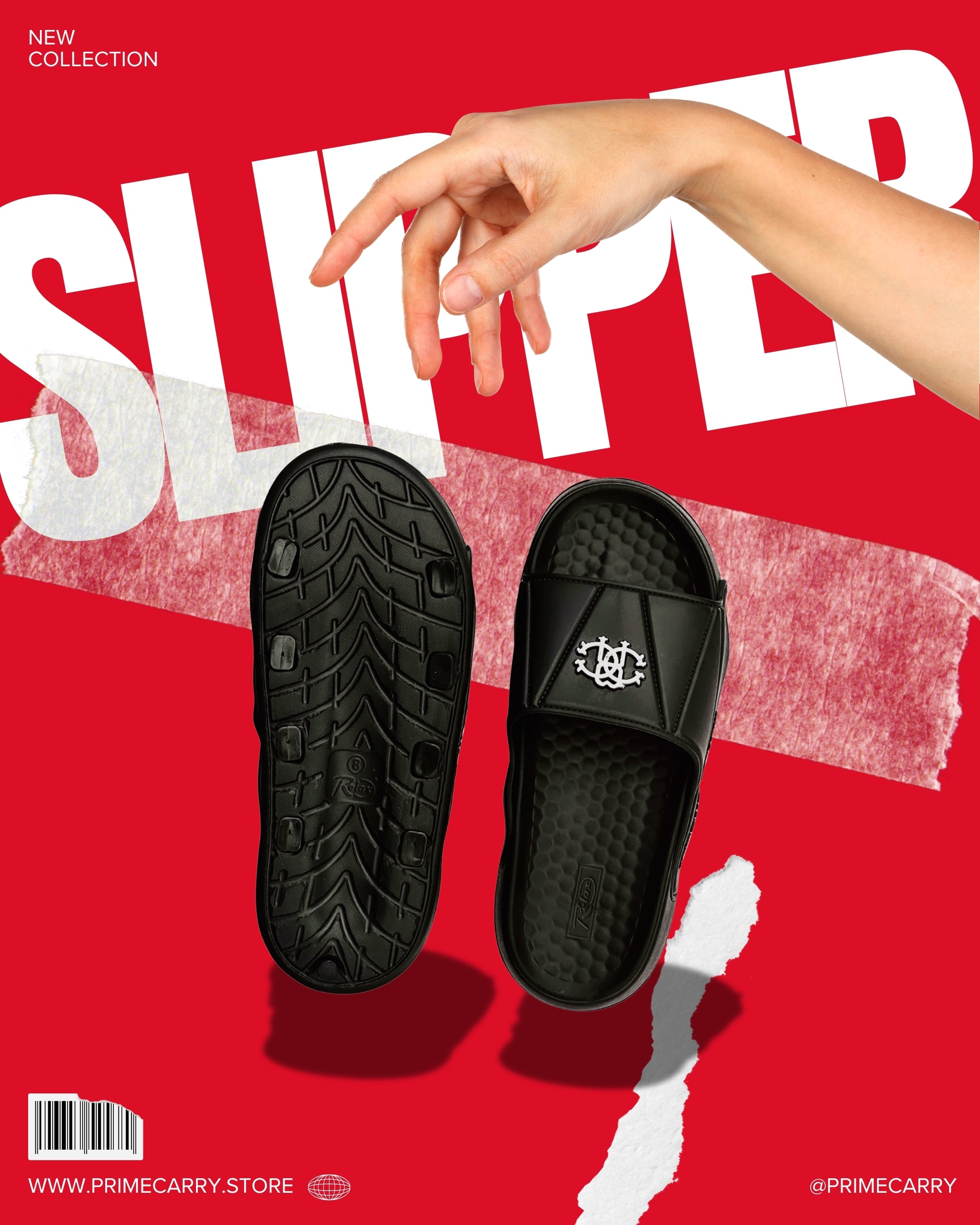 Prime Carry Roberto Cavalli slide slipper with stylish design and comfortable sole, perfect for casual wear.